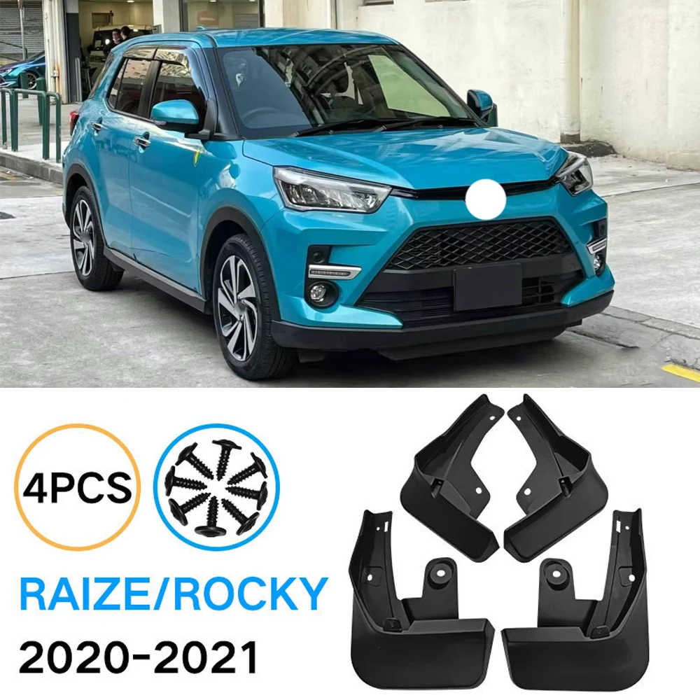 

Mud Flaps For Toyota Raize Rocky 2020 2021 2022 Splash Guards Fender MudFlaps Front Rear Mudguards Car Accessories 4PCS