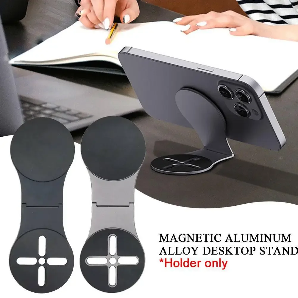 Magnetic Phone Holder for Desk and Car with Laptop Side Mount
