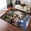 M-Mortal Kombat Gamer Pattern Carpet for Bedroom Floor Mat Decor Living Room Carpet Bathroom Anti-slip Rugs Home Decor 3