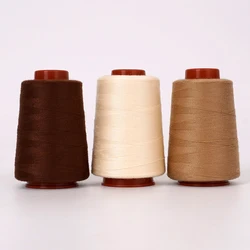 High Strength 402D Polyester Sewing Thread - 800 Yards, Smooth Finish, Versatile for Industrial & Home Use - 3 Spool Set (D)