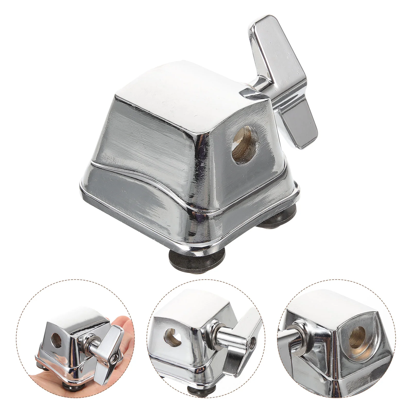Drum Adjuster Alloy Base Floor Tom Leg Clamp Snare Parts Kit Mount Bracket Percussion Bases Instrument Stand