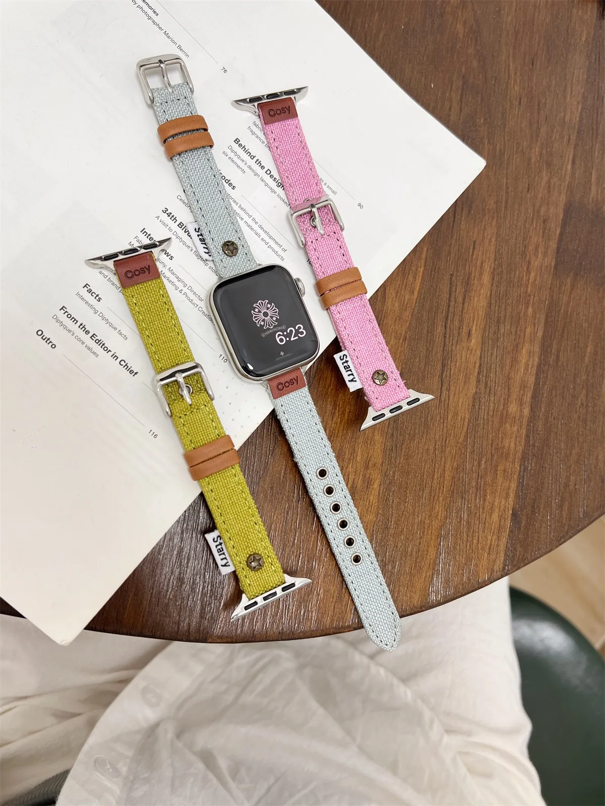 Watch Band For iWatch 42/44/45/46/49mm 38/40/41mm PU Leather Fashion Watch Strap For Watch Series Ultra2 Series 10/9/8/7/6/5/4/3/2/1_voghion.com
