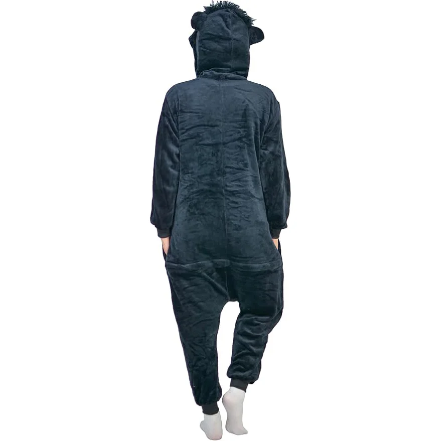 King Kong Anime Cosplay Costumes Women Men Long Sleeve Animal Jumpsuits Kigurumi Cartoon Onesies For Christmas Halloween Party