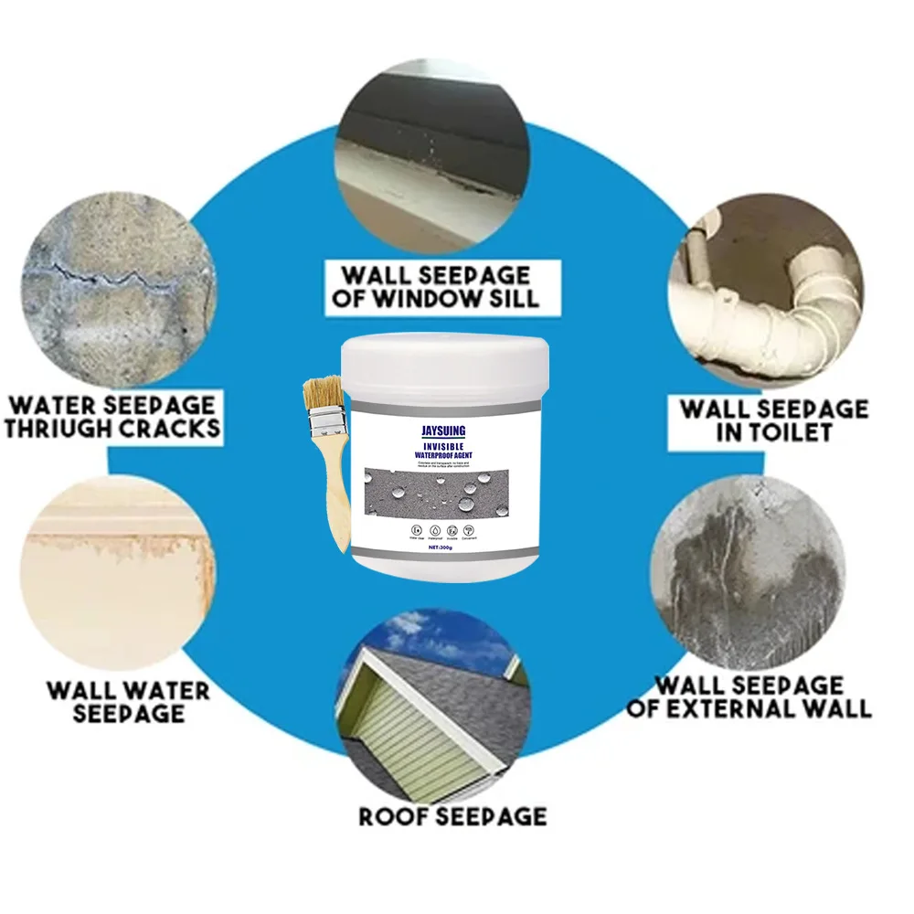 Waterproof Sealant 100g/300g Bathroom Kitchen Exterior Wall Sealant Glue Leak Filling Coating Agent
