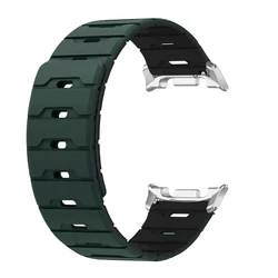 Sleek Magnetic Bracelet Strap - Watch 8Classic 46mm (Dark Green Black - S)