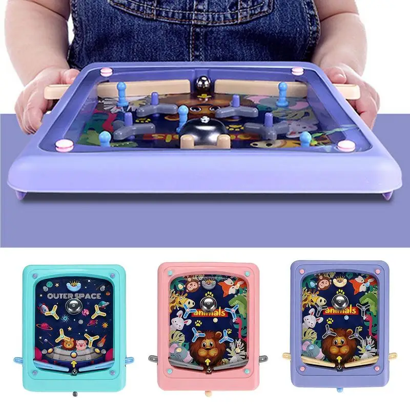 

Table Electronic Pinball Creative Arcade Pinball Machine Fun Reusable Parent-Kid Interactive Educational Toys For Boys And Girls