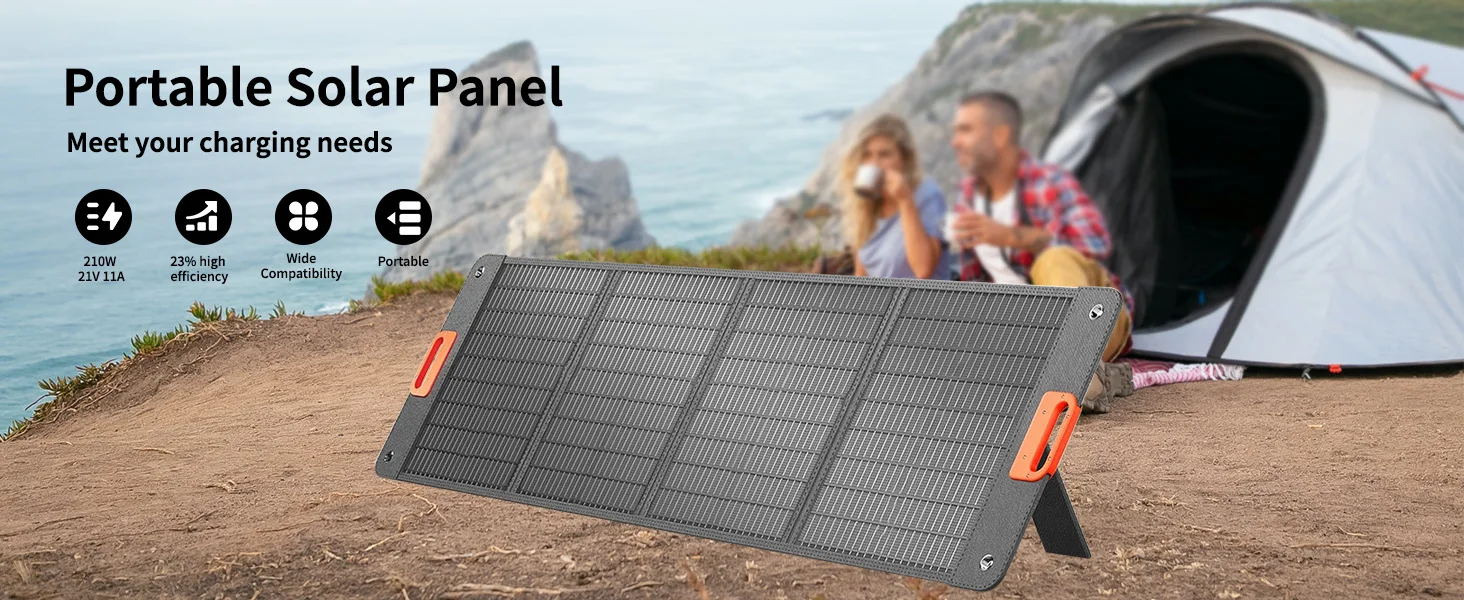 Flexibles 200-W-Solarpanel, 210 W, monokristallines Silizium, wasserdichtes IP68-Solarpanel für Zuhause, Bauernhof, Boot, Camping – Detail 1