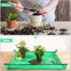 Plant Repotting Mat Waterproof Gardening Pots Mat Transplanting Flower Control Potting Tray Folding Succulent Soil Change Mat 3