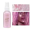 Highlighter Powder Spray High Gloss Glitter Powder Glitter Powder Spray Shimmer Sparkle Powder Face Body Highlighter 60ml 1