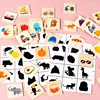 Find The Shadow Matched Images, Wooden Shape Matching Game, Montessori Preschool Educational Learning Toys for Children 3