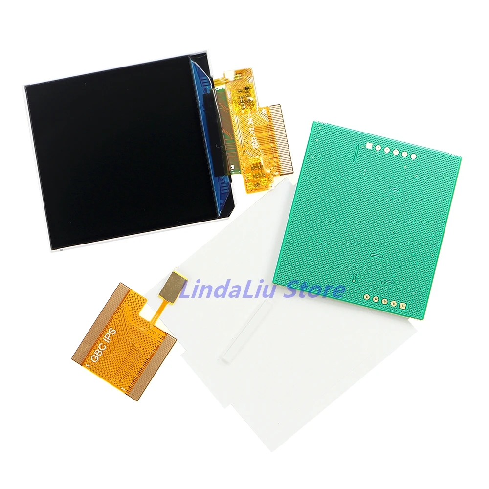 conjunto para gbc alto brilho painel de tela lcd kit para gameboy cor gbc backlight tela