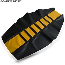 Enhanced Comfort Rubber Soft Seat Cover for Enduro Motorcycles (YELLOW)