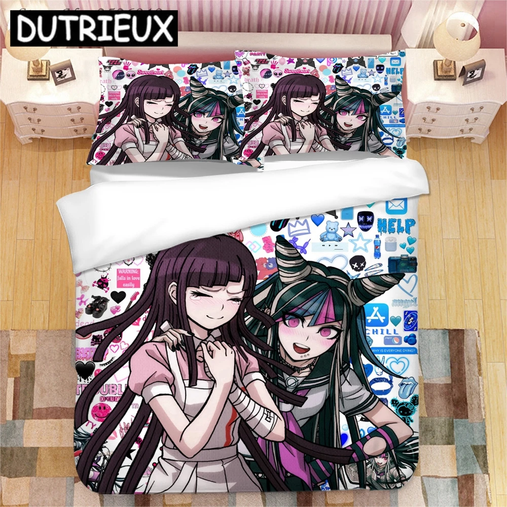 

Game Anime Hiyoko X Ibuki 3D Printed Bedding Set King Duvet Cover Pillow Case Comforter Cover Bedclothes Bed Linens 03