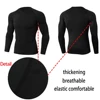 2024 Autumn Slim Pullover Thermo Shirts Long Tops Clothes T-shirt Men Winter Thermal Warm Sleeve Thickened Compression Shirt Man 4