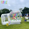 JOLLY TOYS Balloon inflatable bubble house with trampoline and transparent dome PVC material  with blower 1