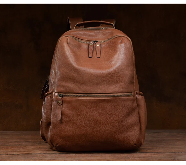 جلد المرأة في الهواء الطلق السفر على ظهره Vintage سعة كبيرة على ظهره حقيبة مدرسية للرجال على ظهره ل 15.6 بوصة حقيبة كمبيوتر محمول