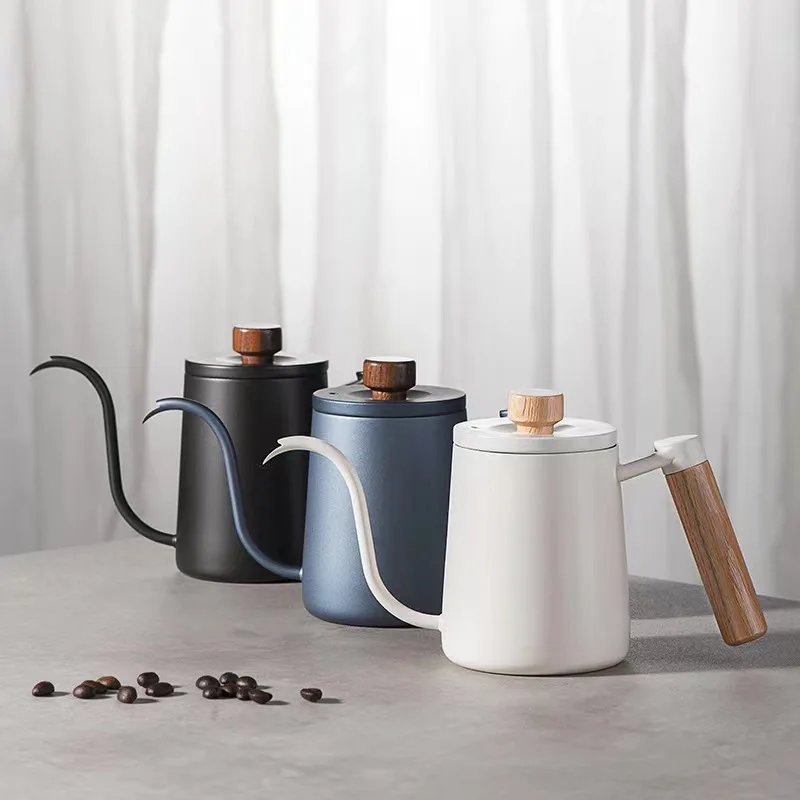 

Stainless Steel Gooseneck Coffee Pot, Milk Frothing Pitcher Jug, Tea Kettle, Spout, Espresso Coffee Pot, Can 550ml