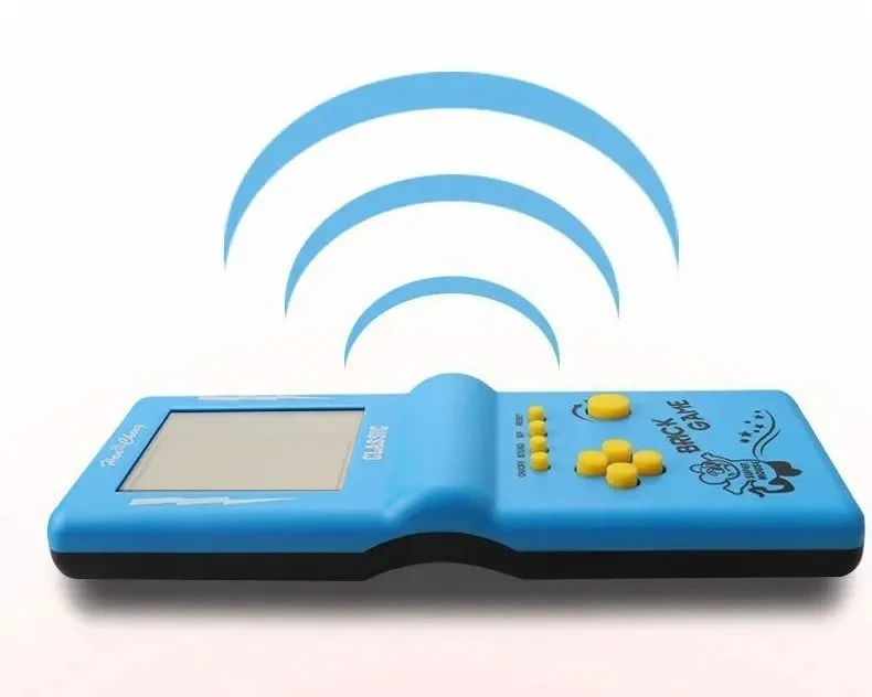 Console portatile con ampio schermo e 23 giochi integrati per Tetris, classico gioco retrò, puzzle per bambini e ragazzi._voghion.com