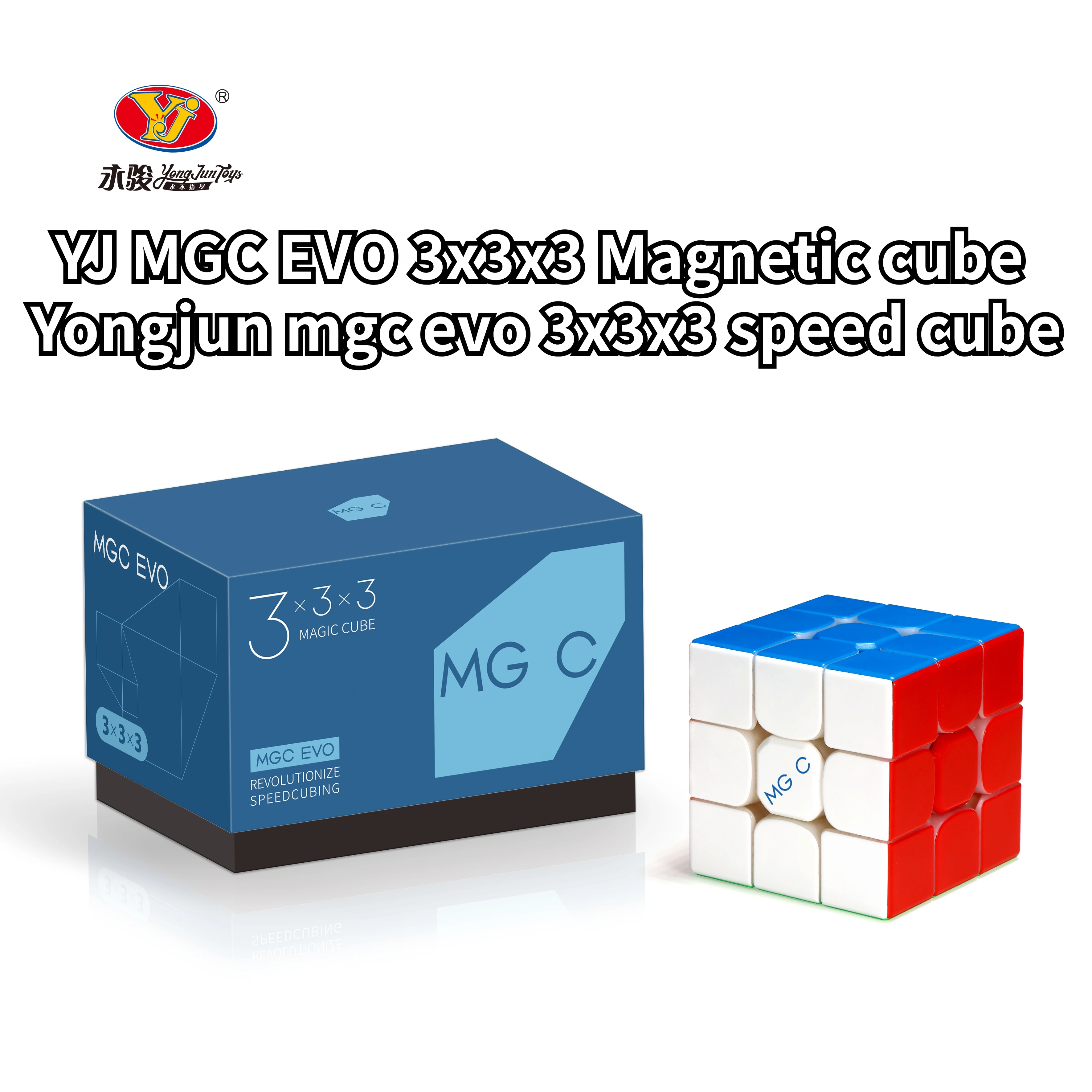 

[Funcube] YJ MGC EVO 3x3x3 Magnetic cube Yongjun mgc evo 3x3x3 speed cube Magnet Professional Magic cube Intelligence Toys