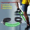 4pc Leg Bouncing Tension Rope Puller Taekwondo Training Belt Ankle Elastic Rope Side Training Tension Belt Resistance Rope 3