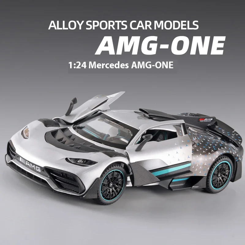 AMG-ONE 합금 모델 자동차, 자동차 센터 콘솔을 위한 독특한 장식, 멋진 데스크탑 장식품, 재미있는 자동차 액세서리