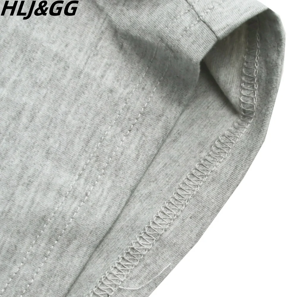 HLJ&GG Summer Solid Color Pocket Sporty Shorts Women Elastic Waist Drawstring Jogger Shorts Casual Female Fitness Bottoms 2024