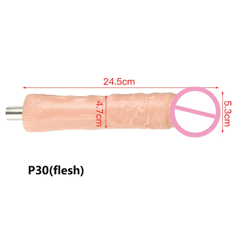 Dildo Attachments for Sex Machine with 3XLR Connectors