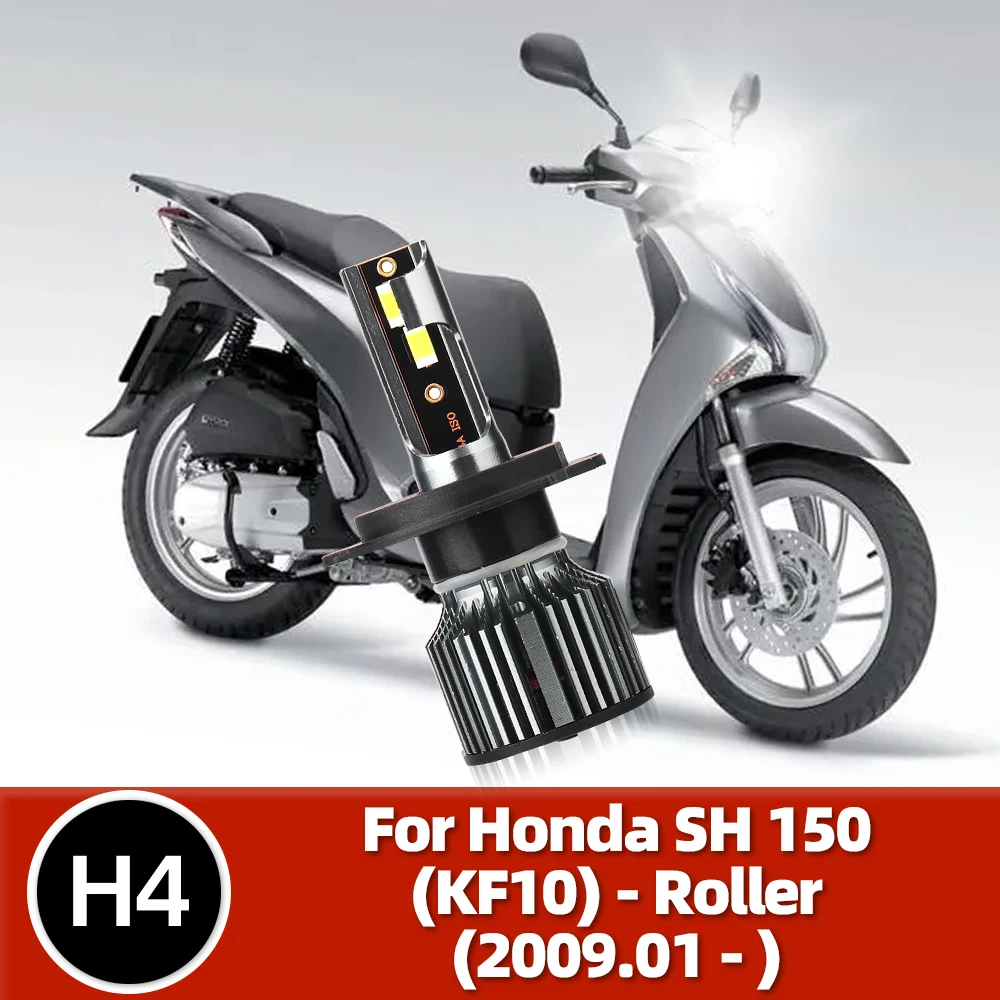 Csp H4 Moto 7500Lm Led Per Honda Sh 150 (Kf10) 2009 2010 2011 2012 2013 2014 2015 2016 2017 2018 2019 2020 2021 2022 2023