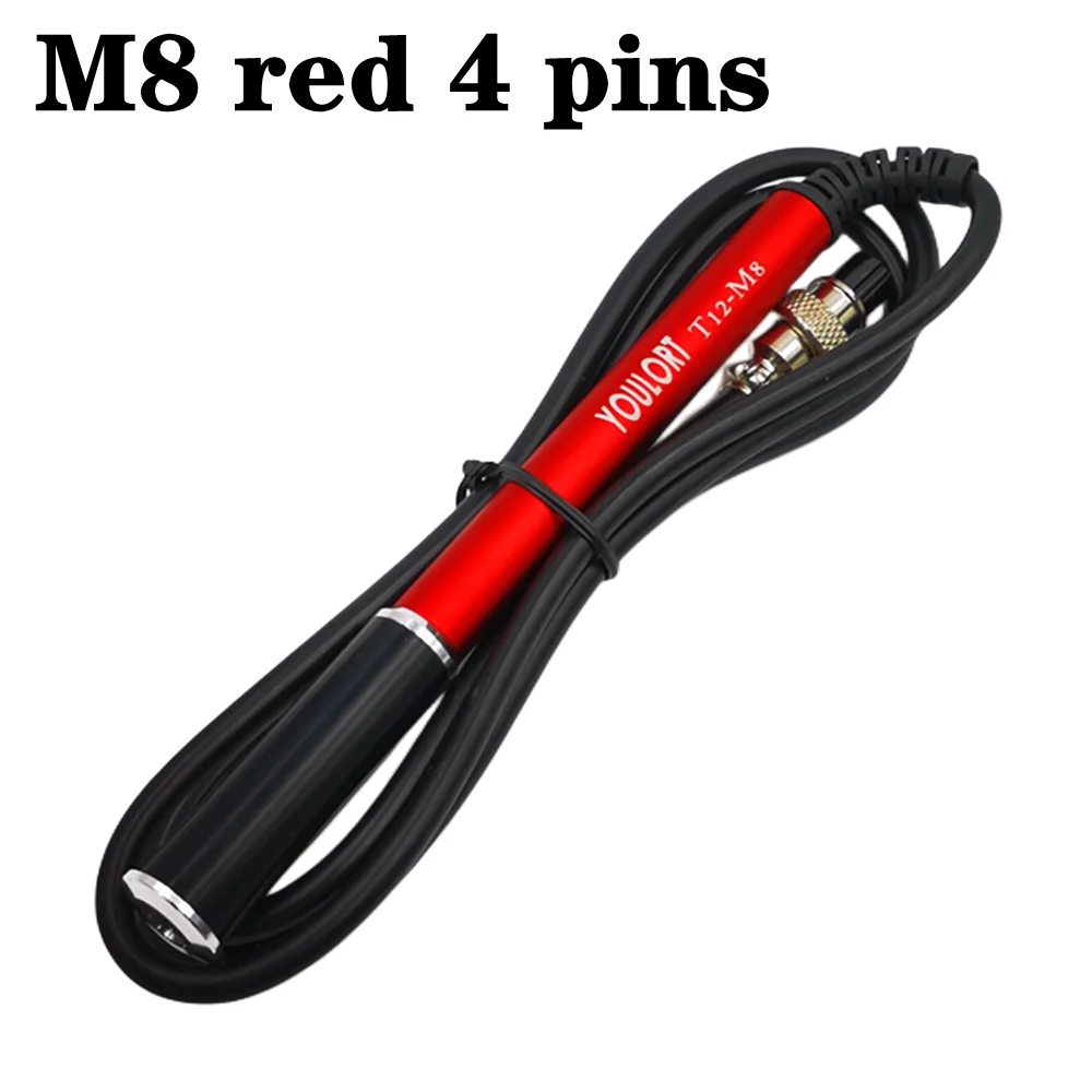 4pins T12-M8 9501 Handle For T12-717A/828A/606A/705/805 Soldering Iron stationTemperature Digital Electric Controller STC 3