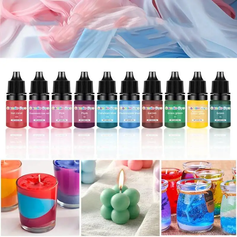 Description Picture 3 of itemCandle Dyes Pigment Aromatherapy Liquid Colorant Pigment DIY Candle Mold Soap Coloring Handmade Crafts Resin Pigment 5ml