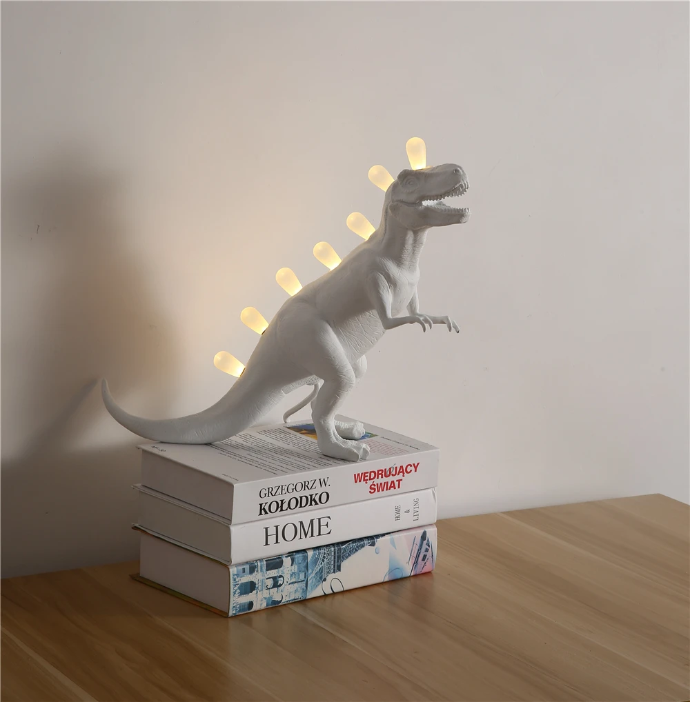 Description Picture 6 of itemJURASSIC Dinosaur Table light animal resin Table lamp for Children's Room Bedroom cartoon Decor Home Decoration Light Fixtures