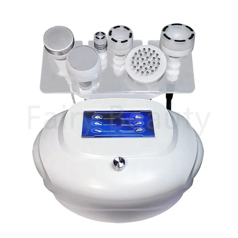 

Portable New 80k Cavitation 6 In 1 Body Sculpting Slimming Vacuum Fat Burning Weight Loss Face Tightening 5D Cavitation Machine