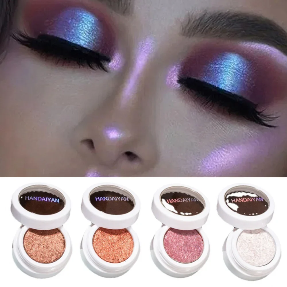 Chameleon Eye Shadow Metal Makeup Palette Purè Di Patate Shimmer Pigment Eye Shadow Shine Diamond Shadow New Brown Single Color