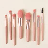 8Pcs Soft Fluffy Makeup Brushes Set for cosmetics Foundation Blush Powder Eyeshadow Kabuki Blending Makeup brush beauty tool 2