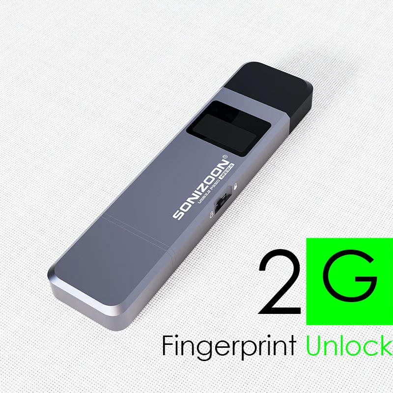 Solid State Usb Flash Drive Criptografia por Impressões Digitais Proteção de Dados Privacy Pendrive 1tb 512gb 256gb Novidades 2.0 - Imagem 5