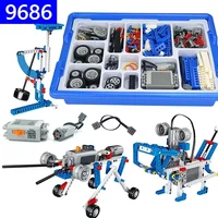 Bulk Technical Parts Pin Liftarm Bricks Studless Beam Axle Plug Connector Panel Gear 9686 Building Blocks Compatible Leduo Toys 2