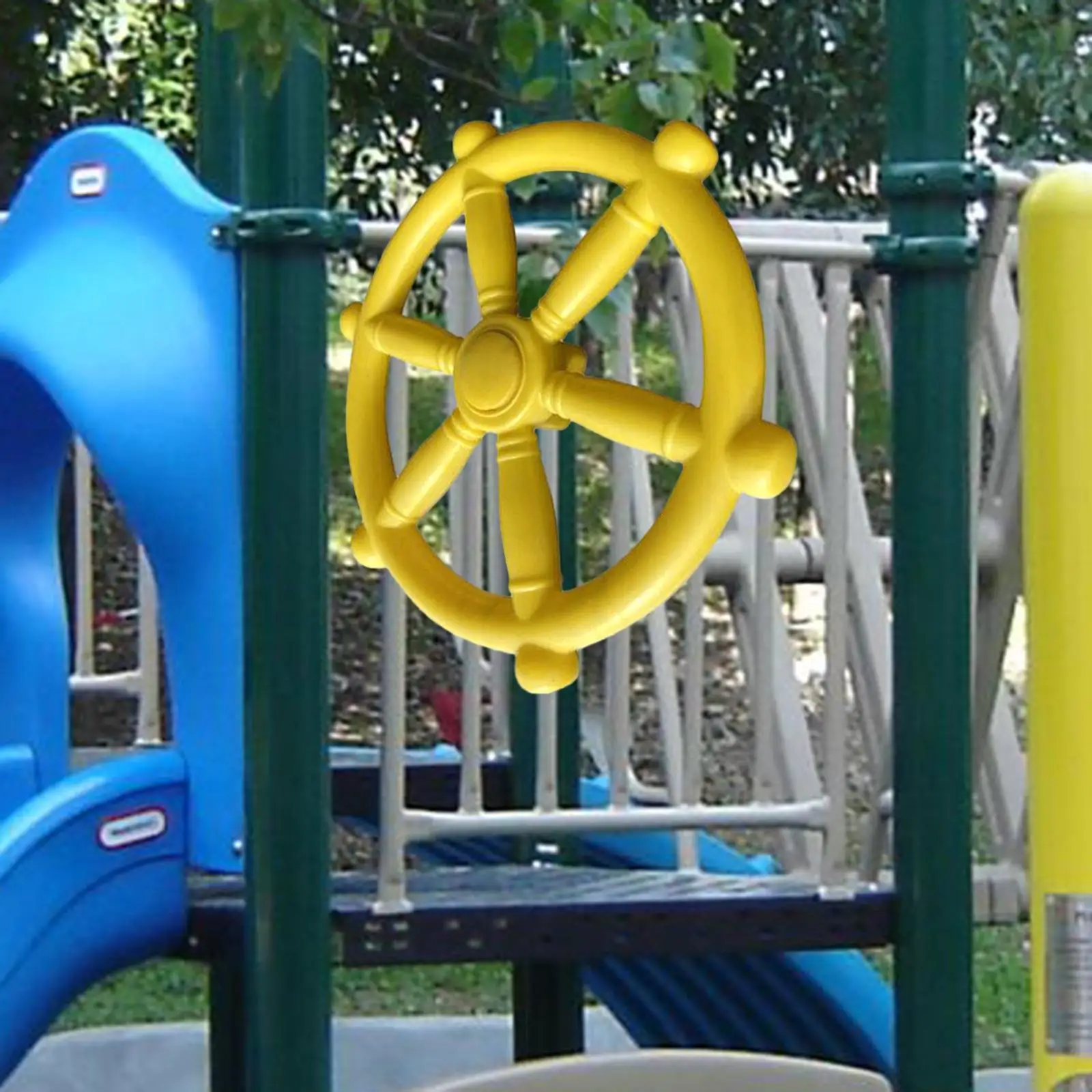 Pirate Ship Wheel Playground Accessories for Jungle Gym Playhouse Tree House 4