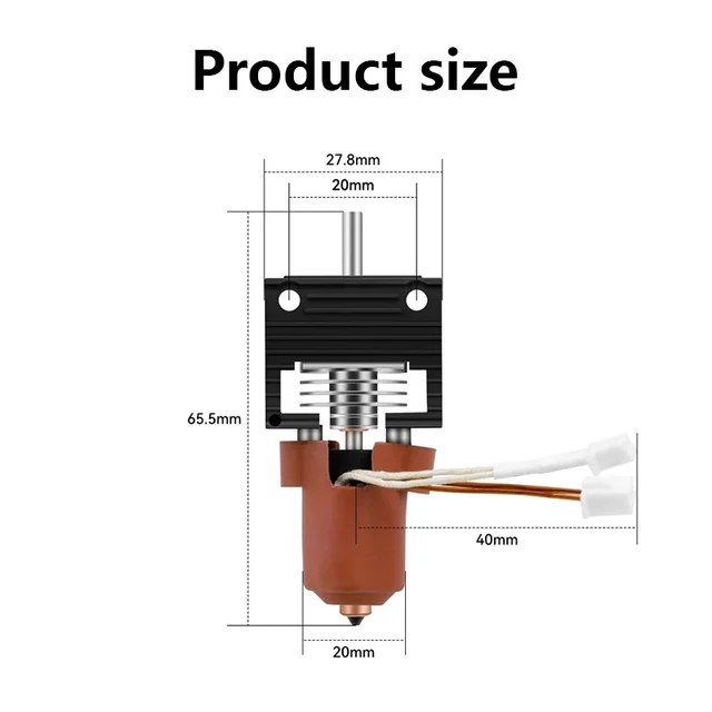 Kit De Bloc De Chauffage En Céramique Original Ender 3 V3 KE Hotend