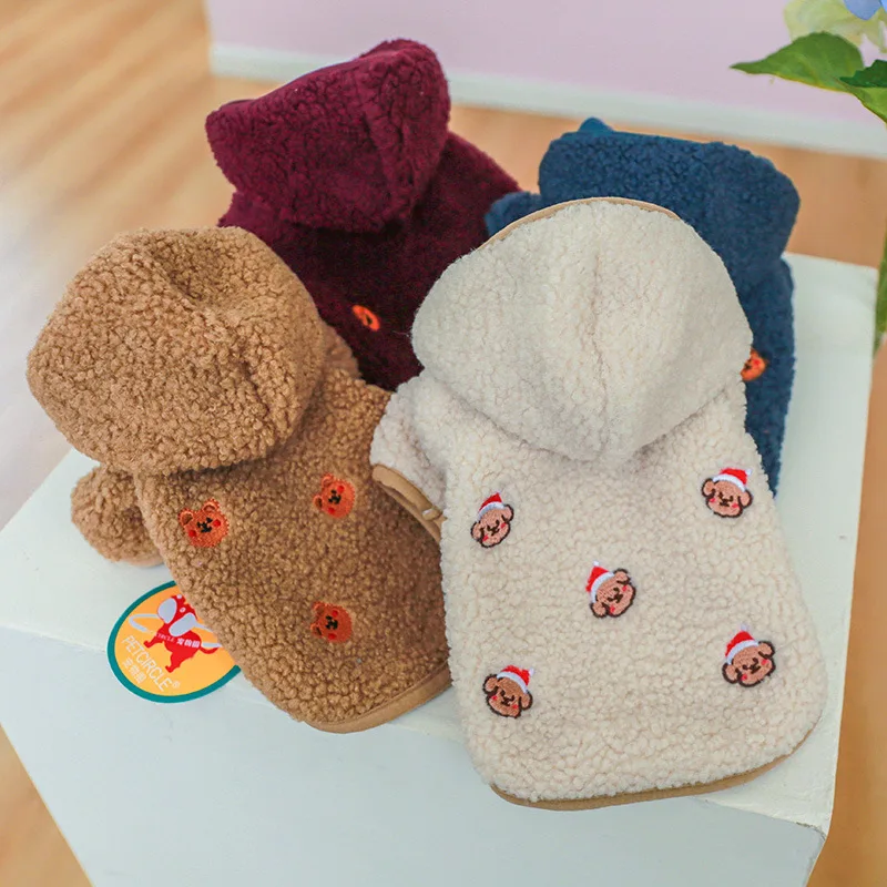 Title 1, Winter Dog Cat Coat Winter Fleece Pet Clothes H...
