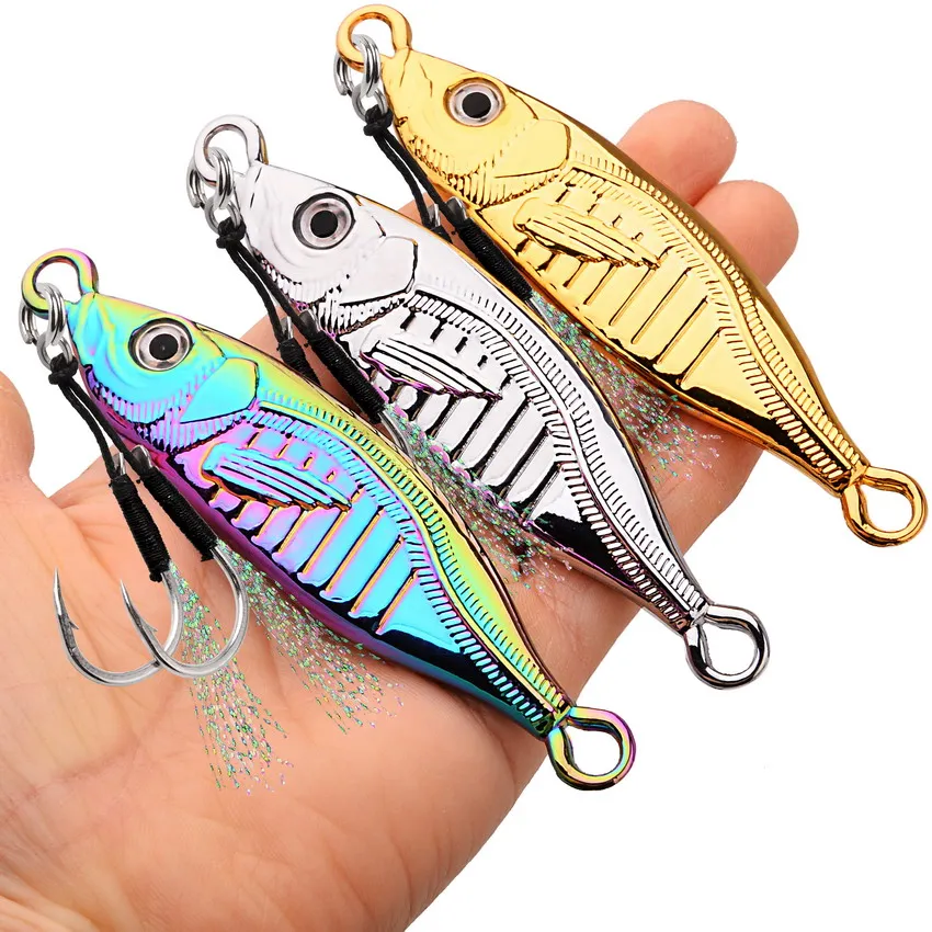 スロージギング　ジグset メタルジグ セット スロージギング アシストフック付き 10個セット