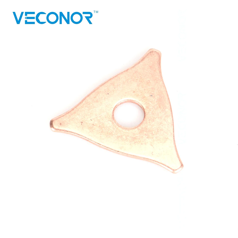 100Pcs Pack Dent Pulling Triangle Washer For Spot Welder Panel Pulling Star Washer Spot Welding Machine Consumables