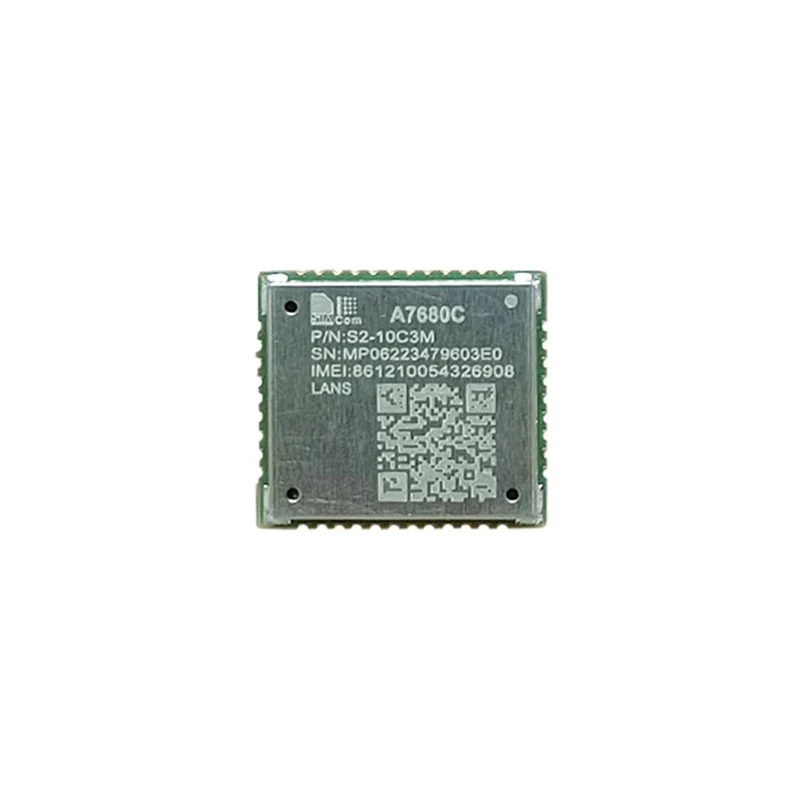 

SIMCom A7680C LANS MANS 4G Cat1 module LCC+LGA package LTE-TDD/LTE-FDD Compatible SIM800C