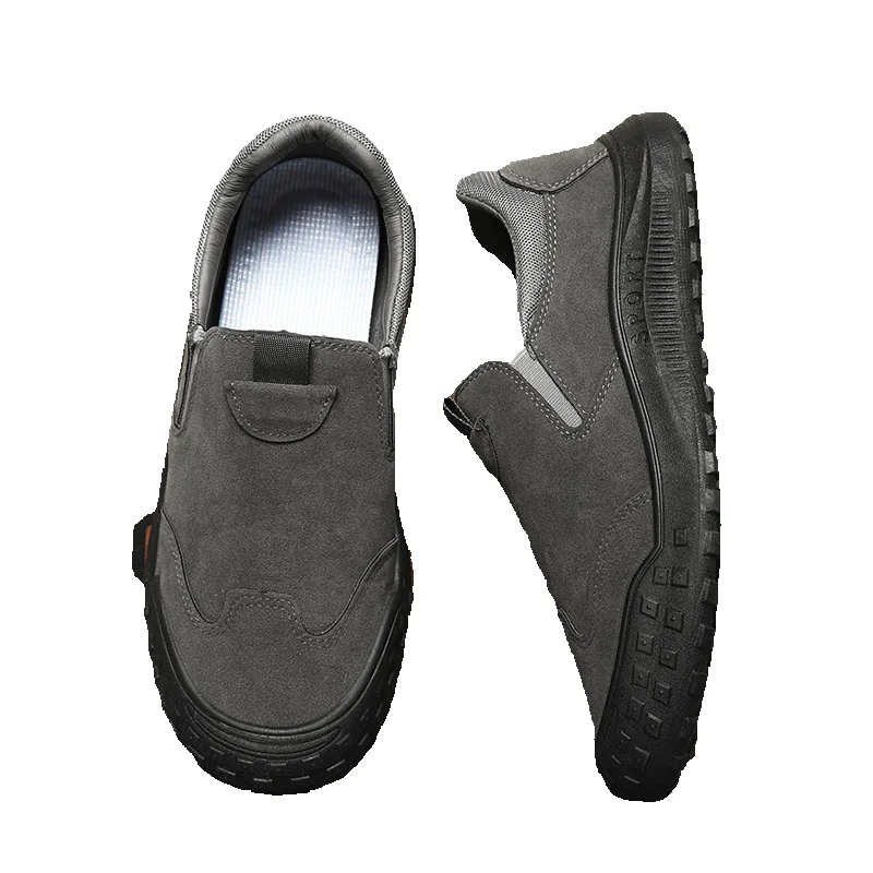 Unbeatable Quality Spring And Autumn Releae Men' Training Rubber Contruction Site Work Labor Protection Canva Farmland Yellow Ball_voghion.com