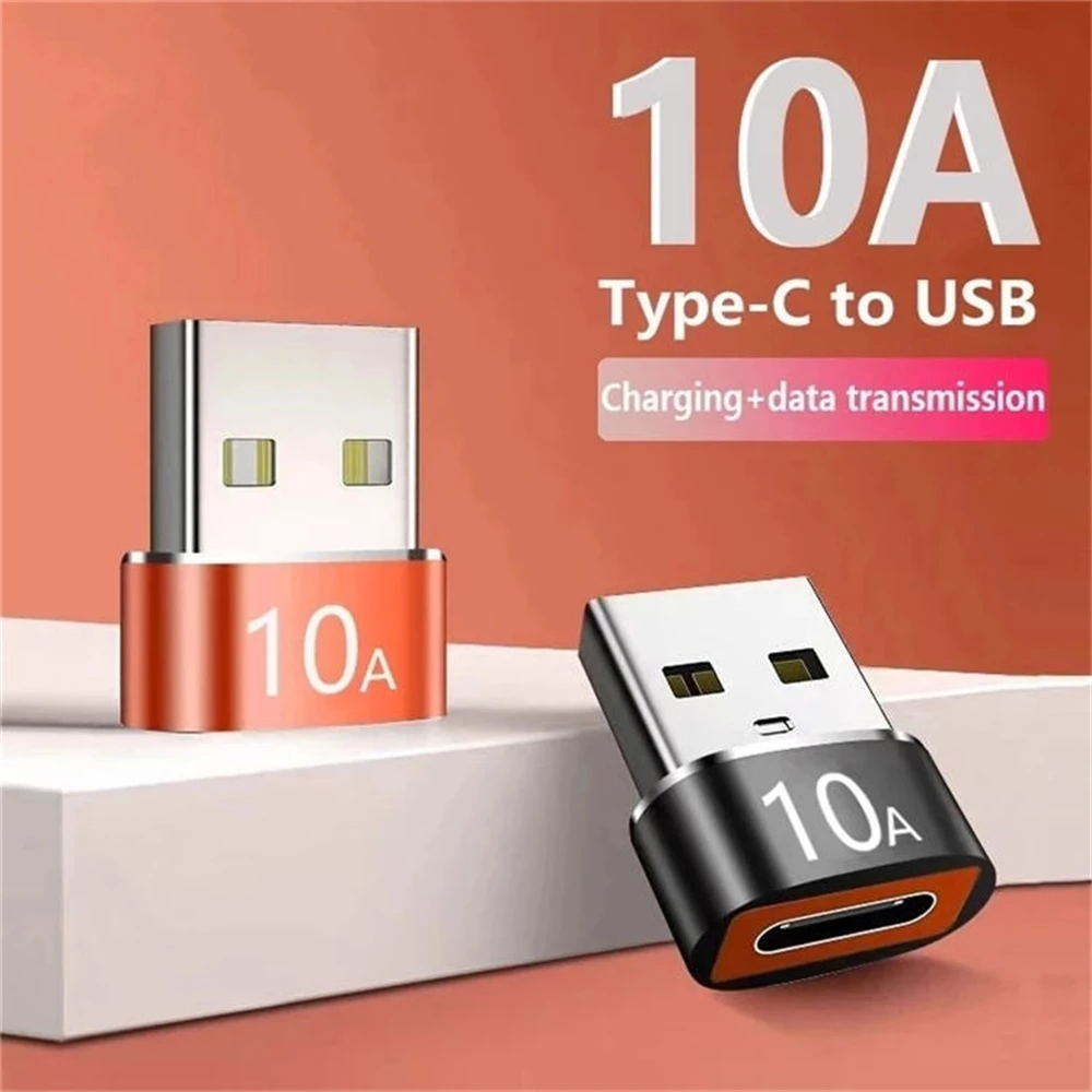 2023 10A OTG USB 3.0 To Type C Adapter TypeC Female to USB Male Converter Fast Charging Data Transfer For Macbook Xiaomi Samsung