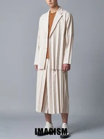 Miyake Fold Autumn And Winter New Niche Design Casual Loose Thin Origami Suit Jacket 1