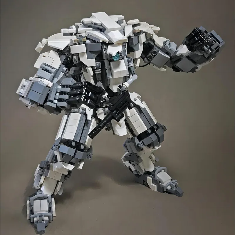 

Конструктор MOC креативный в сборе, игрушка-робот-воин для мальчиков, модель робота в сборе, обучающий конструктор, подарок