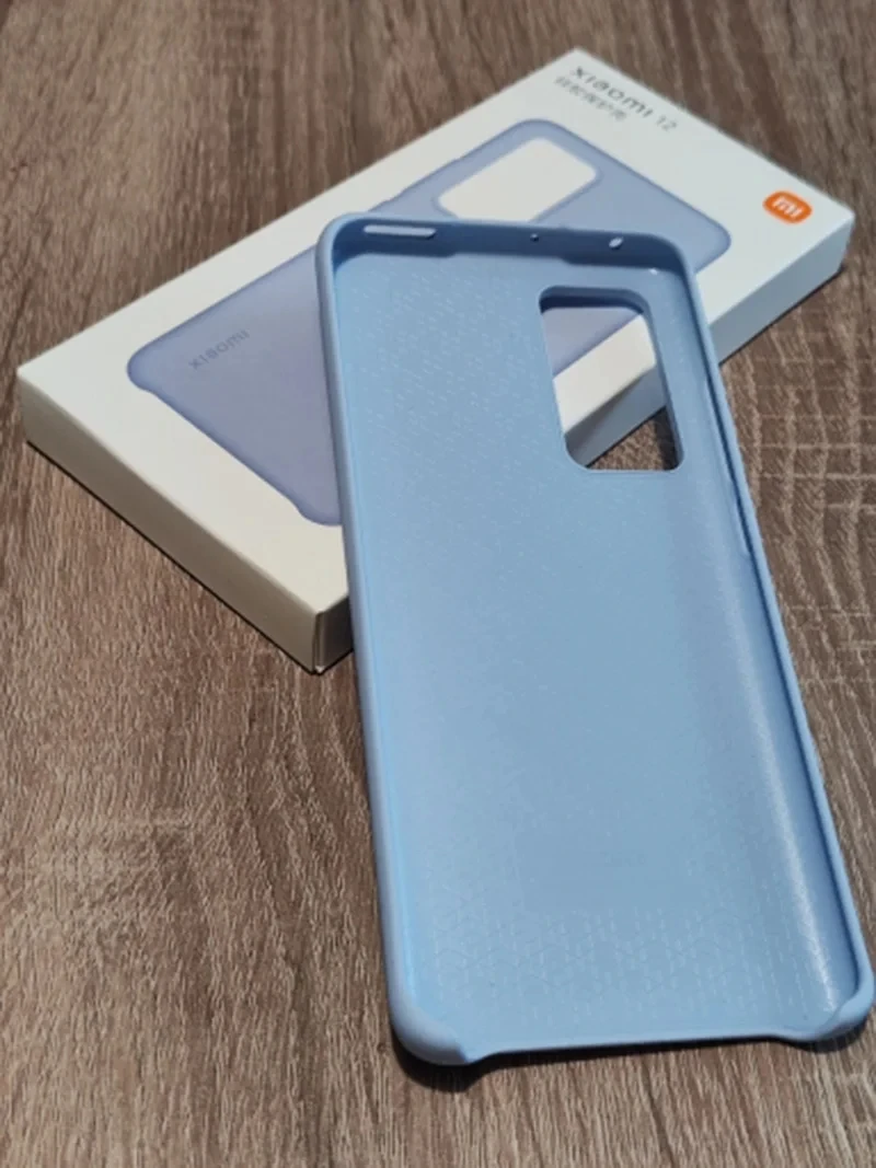 Original Xiaomi Mi 12 / 12S / 12 Pro / 12X Case Silicone Case Skin-friendly Soft Glue PU Back Cover For Xiaomi Mi 12 12Pro Shell 6