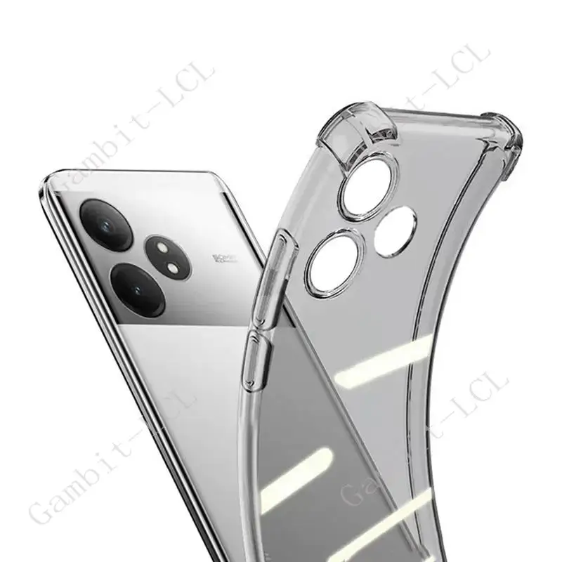 Shockproof Anti-Falling Soft Silicone TPU Back Cover Case