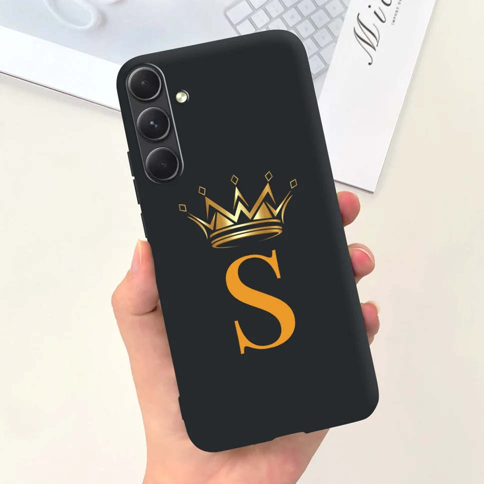 Luxury Crown Fashion Letter Soft Silicone Phone Case Cover