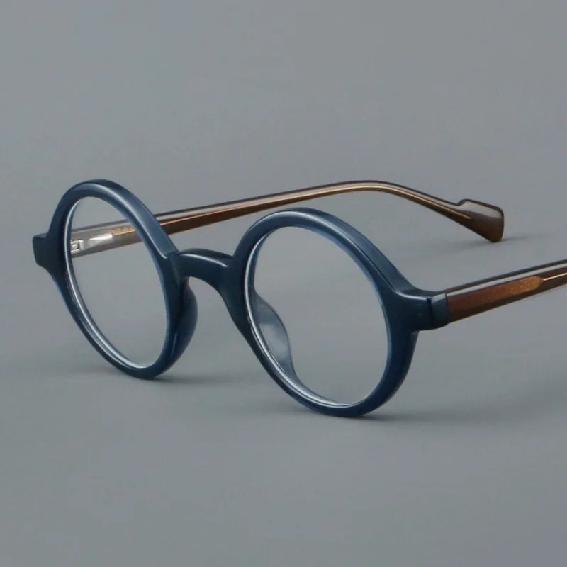 30129 retro eyeglass frame Republic of China round frame myopia flat light